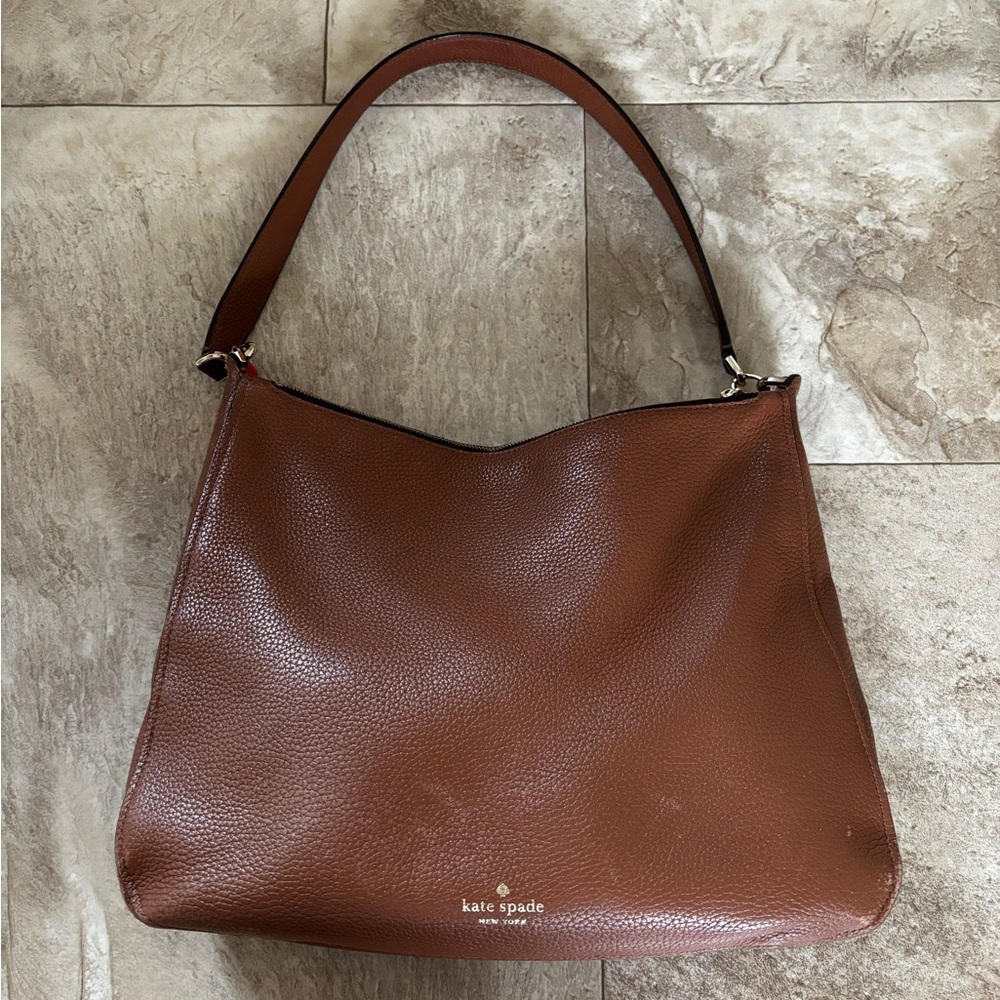Kate Spade Kailee Double Compartment Leather Shoulder Bag - Picture 8 of 11
